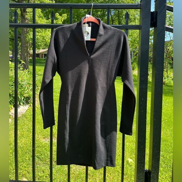 Anthropologie Daily Practice Long Sleeve V-Neck Mini Jumper Dress NWT - Picture 5 of 8